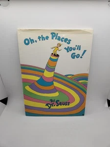 Vintage Dr. Seuss Seuss Oh, The Places You'll Go 1st edition Dust Jacket - Picture 1 of 5