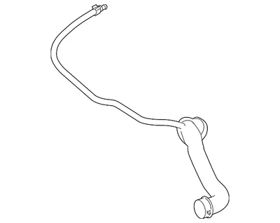 Manguera superior original Mercedes-Benz 204-501-03-82 Foto 1 de 2