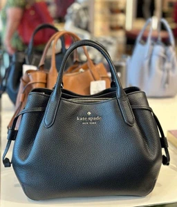 KATE SPADE DUMPLING MINI SATCHEL CROSSBODY NWT IN BLACK - Picture 1 of 6