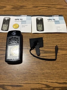 NEW GARMIN GPS 72 Handheld Personal Navigator Marine Fishing Hiking Hunting - Picture 1 of 5