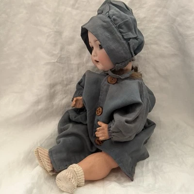 Антикварная немецкая неглазурованная кукла 16 дюймов PM 23 ca1910 Reinecke Bavaria тело ребенка ясельного возраста - Изображение 1 из 4