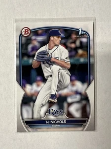 TJ Nichols RC 2023 Bowman Draft #BD153 Rays 1st Bowman - Bild 1 von 2