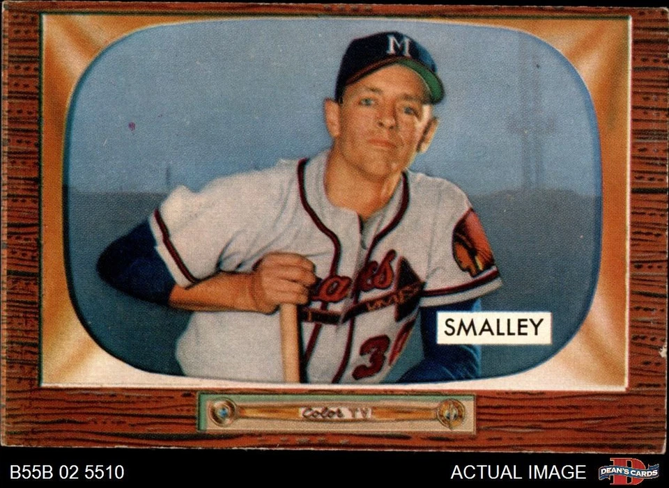 1955 Bowman #252 Roy Smalley Braves 5 - EX - Image 1 of 1