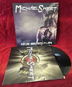 Michael Sweet Autographed One Sided War  vinyl LP  - Picture 1 of 3