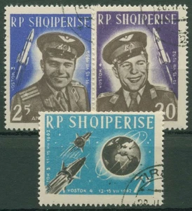 Albanien 1963 Raumfahrt: Raumkapseln Wostok 727/29 gestempelt - Picture 1 of 1
