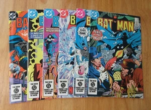¡Alto grado! Ejecución de *6* Batman: #374-379 **¡Gemas casi nuevas! ¡Súper brillante y brillante!** - Imagen 1 de 8