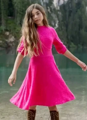 Vestido Suéter Joyfilm Bethany para Niña en Magenta Talla 14 Nuevo con Etiquetas Vacaciones Navidad  Foto 1 de 4