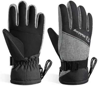 WALSKING Kids Winter Snow&Ski Gloves-3M Thinsulate Waterproof Cold Weather Youth Glove...