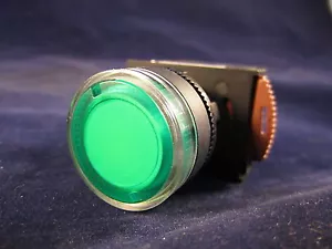 NHD NLB30-F10 GA Flush Head Push Button Switches 1a 24V Green - Picture 1 of 1