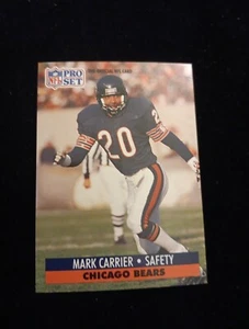 1991 Pro Set Mark Carrier #101 Chicago Bears - Picture 1 of 2