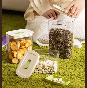 Caja de almacenamiento de bocadillos de caramelo transparente grande Capacitu Nuez Snack Plato Sala de estar - Imagen 1 de 14