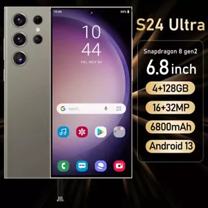 S24 Ultra Unlocked Cell Phone 5G Android 13 Smartphone 6G+128GB Dual SIM 6800mAh - Picture 1 of 19