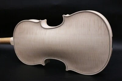 Professional Unfinished Violin 4/4 Flame Maple Violin Spruce Handmade - Image 1 of 4