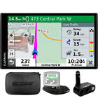 Garmin Drivesmart 65T GPS Navigator + Case, Car Socket Universal Bundle