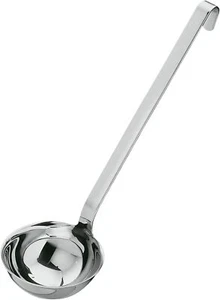 Rosle Stainless Steel Hooked Handle Ladle with Pouring Rim, 8.0-Ounce - Picture 1 of 2