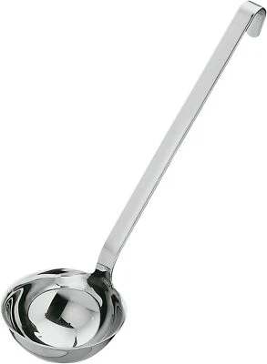 Rosle Stainless Steel Hooked Handle Ladle with Pouring Rim, 8.0-Ounce - Image 1 of 2