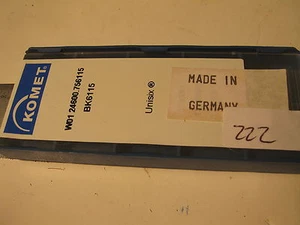 10 pc New Komet W0124600.756115 BK6115 Carbide Inserts (222) - Picture 1 of 3