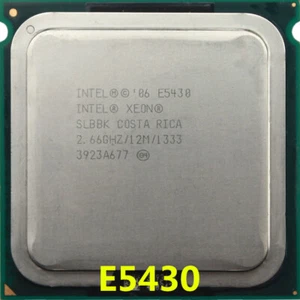 Intel Xeon E5430 CPU Quad-Core 2.66GBz 12MB 1333Mhz SLBBK LGA771 Processor  - Picture 1 of 1