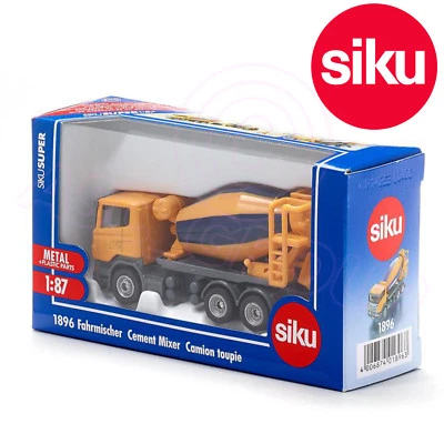 Siku 1896 Scania Betoniera Camion Rotante Tamburo Modellino Modello Toy 1:87 - Immagine 1 di 2
