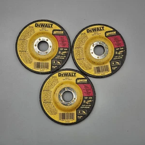 DeWalt DW4514 Metal Grinding Wheel 4.5" X 1/4" X 7/8" Lot Of 3 - Picture 1 of 5