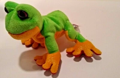 Super Ganz Webkinz Tree Frog HM109  Pet Plush Stuffed  NO CODE 10" Size - Image 1 of 4