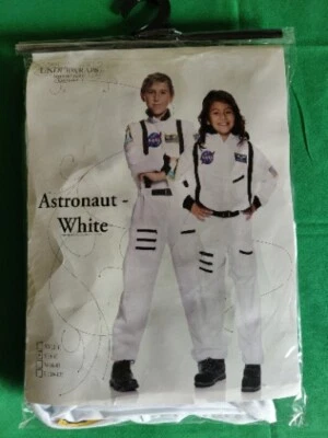 Underwraps Astronaut White Nasa Space Child Kids Sz SM 4-6 Halloween Costume - Image 1 of 4