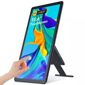 Portable Monitor 15.6" Touchscreen Monitor Full HD 1920x1080P External Monitor - Picture 1 of 11