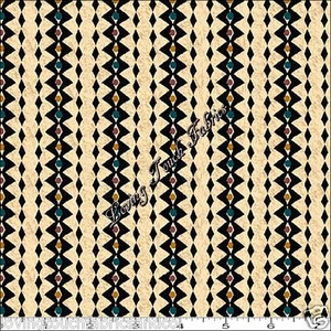 QUILTING TREASURES "LAREDO" WESTERN SOUTHWESTERN STRIPED FABRIC PRICED @ 1/2 YD - Bild 1 von 1