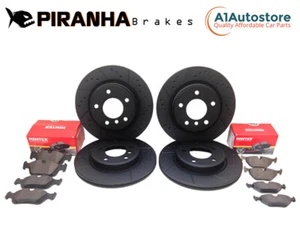 PASTILLAS DISCOS FRENO DELANTERAS TRASERAS RANURADAS NEGRAS BMW E36 M3 3.2 3.0 Z3 M 3.2 - Imagen 1 de 8