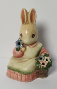 Takahashi San Francisco Porcelain Bunny Rabbit Easter VTG 3.75" Sachet Pomander - Picture 1 of 7