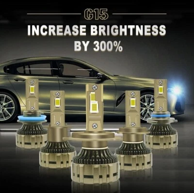 Carsa 100W 20000LM 9004 (HB1) LED Headlight Bulbs with Canbus - Image 1 of 4