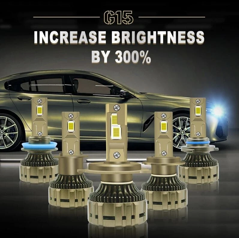 Carsa 100W 20000LM 9004 (HB1) LED Headlight Bulbs with Canbus - Image 1 of 4