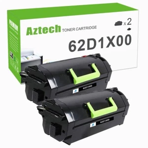2Pack 62D1X00 621 Extra High Yield Toner Cartridge for Lexmark MX711/810/811/812 - Picture 1 of 12
