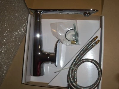 Signature Hdwr Single Hole Kitchen Faucet Swing Spout Chrome KBIS-KF-LF-301-CP  - Image 1 of 4