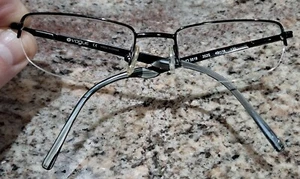 VOGUE VO3518 352S 49-18 135 Eyeglasses Frame Half Rim Black VGUC - Picture 1 of 6