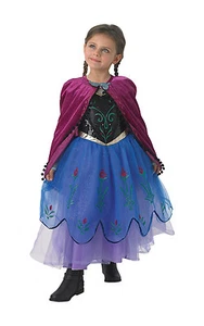 Girls Disney Premium Frozen Anna Costume - Picture 1 of 2