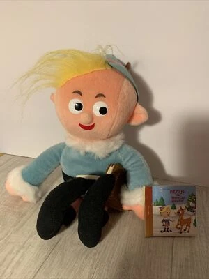 Rudolph 1998 Island of Misfit Toys grande 12" Herbie con libro dorado Foto 1 de 4