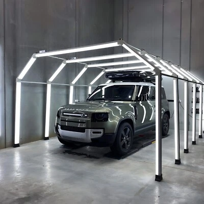 Luz LED Túnel Coche Detalle Tienda Luz Espesar Tubos para Garaje Taller Foto 1 de 4