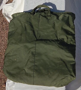 USN, USAF, US Ejército y USMC Piloto y Tripulación Verde Nylon Casco Bolso, Volantes - Imagen 1 de 5