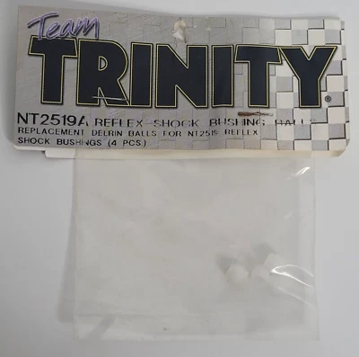 TRINITY Reflex Shock Bushing Balls (4 pcs) Delrin NT2519A RC Radio Control Part - Image 1 of 3