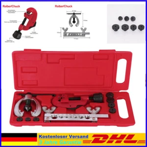 Doppel-Bördelgerät Set Bremsleitung Hydraulikleitung Handbördelgerät Typ F E Kfz - Bild 1 von 16