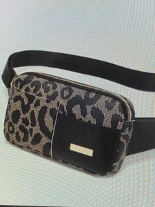 ¡NUEVO! Bolso pequeño de cuero sintético con patrón de leopardo ~ Talla 8""x5"x1.5" - Imagen 1 de 11