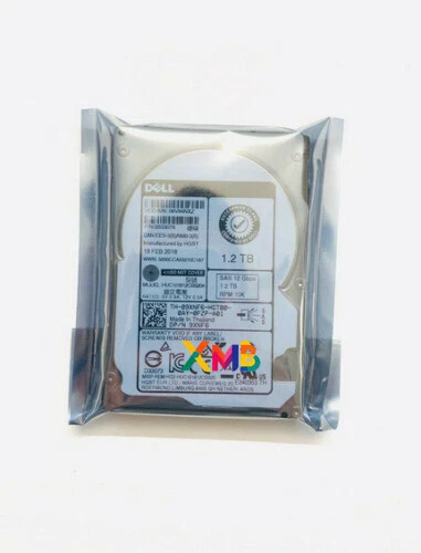 New Dell 9XNF6 09XNF6 1.2TB 12G 10K SFF 2.5" HUC101812CSS204 SAS HDD HARD DRIVE - Image 1 of 1