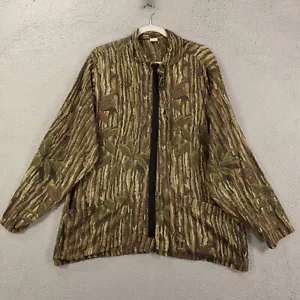 Vintage Bug Net Lightweight Realtree Camo Jacket Mens M Hunting USA Full Zip - Picture 1 of 11