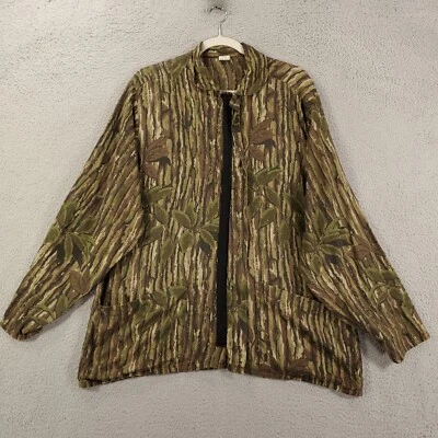 Vintage Bug Net Lightweight Realtree Camo Jacket Mens M Hunting USA Full Zip - Image 1 of 4