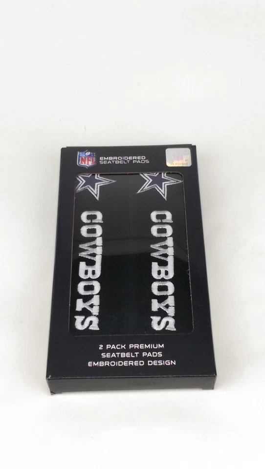 2 peças almofadas de cinto de segurança/capas de ombreiras para caminhão NFL Dallas Cowboys - Imagem 1 de 4