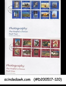 ISLE OF MAN - 2002 PHOTOGRAPHY THE PEOPLE'S CHOICE - FDC 2nos - Picture 1 of 1