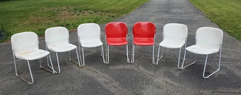 Set of 7 - Vintage Nova DSM400K chairs by Gerd Lange for Atelier International Cover