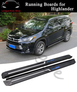 2PCS Running Boards fits for Highlander 2014-2019 Side Step Nerf Bar Protector - Picture 1 of 7