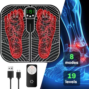 EMS Wiederaufladbare Puls Fußmassage Maschine Fußauflage Physiotherapie mit Fernbedienung - Bild 1 von 12